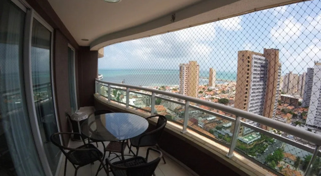 Апартаменты Apartamento Vista mar Praia de Iracema