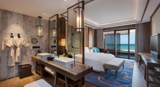 Двухместный люкс c 1 комнатой с видом на океан InterContinental Sanya Haitang Bay Resort by IHG