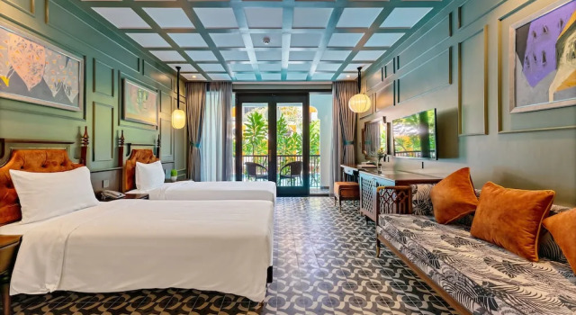 Номер Deluxe с балконом Son Hoi An Boutique Hotel & Spa