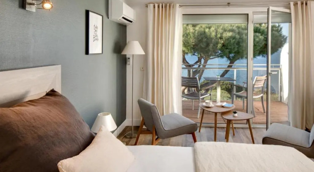 Двухместный номер Superior с видом на море Hôtel & Spa Les Mouettes