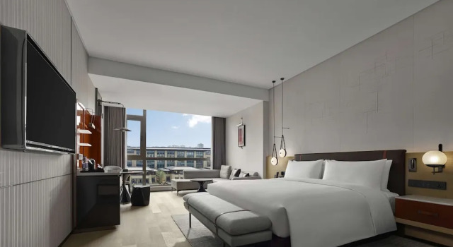 Двухместный номер Deluxe Doubletree By Hilton Cangnan
