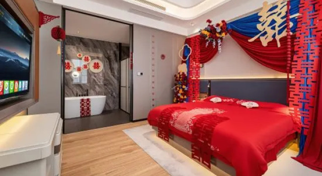 Кровать в общем номере Yaxing International Hotel (Shangqiu Institute of Technology Branch)