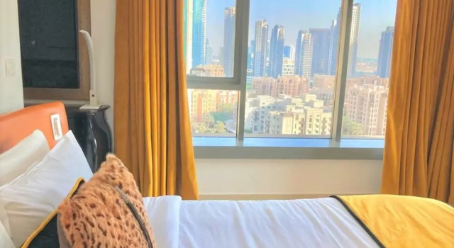 Stunning Downtown apartment with balcony, Забронировать Апартаменты/квартира Даунтаун Дубай , рядом с Дубайский аквариум