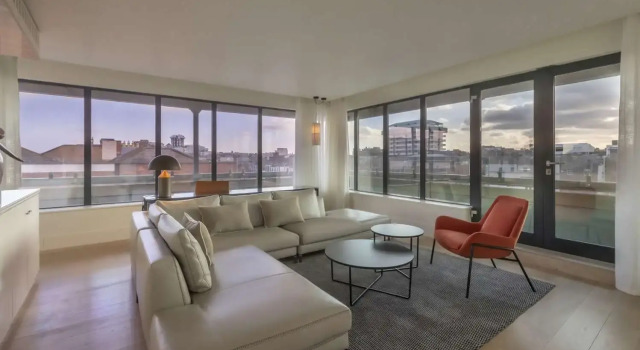 Penthouse Suite uitzicht op de rivier The Morrison Dublin - a DoubleTree by Hilton Hotel