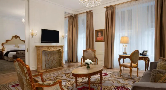 Двухместный люкс Edwardian The Plaza, A Fairmont Hotel