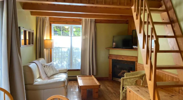Двухместная студия Мансарда Chalets et Studios Le Vent Du Nord