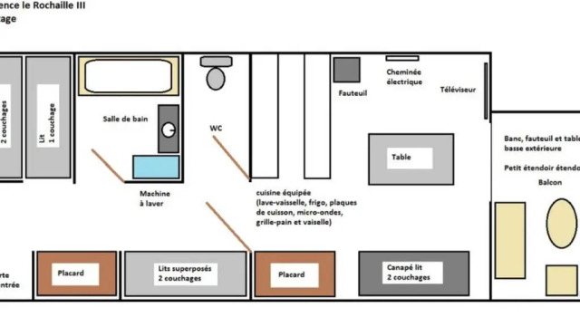 Апартаменты Appartement équipé 6 couchages PRALOUP 1600