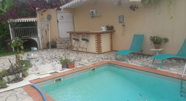 Apartment With 2 Bedrooms in Le Robert, With Wonderful sea View, Pool