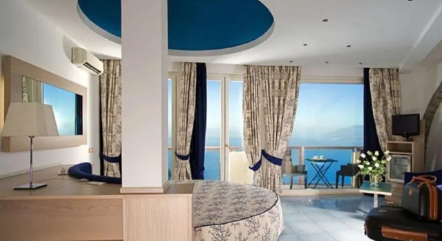 Deluxe Doppel Zimmer mit Meerblick Hotel San Michele
