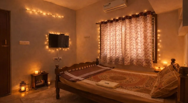 Номер Deluxe La Villa Pondi Chérie Center Town Beach Auroville