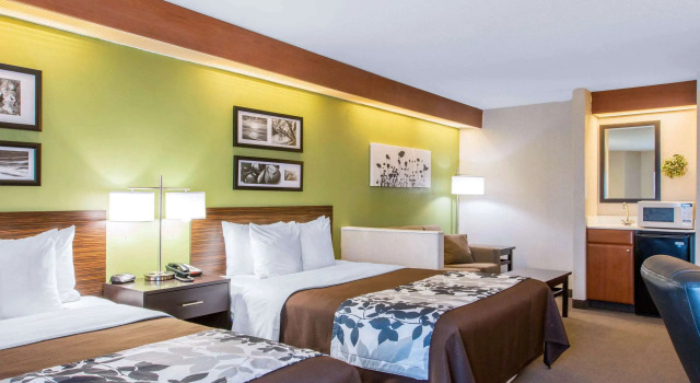Четырёхместный люкс Sleep Inn & Suites Oregon - Toledo