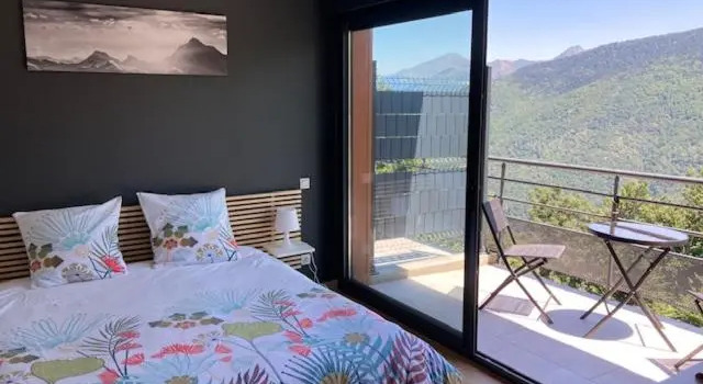 Standard Kahden hengen huone vuoristomaisema Chalet des 3 domaines
