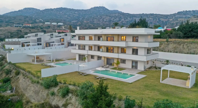 Pantheon Luxury Villas Rhodes Island, Prenota Hotel Hotel a Afandou con piscina, Piscina