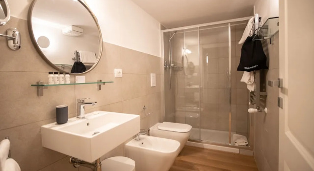 Люкс Дуплекс с красивым видом из окна Grand Hotel Duchi dAosta Apartments