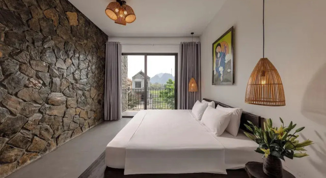 Двухместный номер Deluxe с балконом Trang An Cozy House