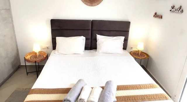Modern Mykonos 2 Bd Aqua w shared Pool, Rezervasyon Otel Chalara Yunanistan