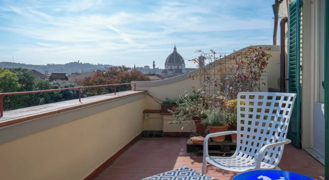 Номер Standard с видом на город Orto Botanico Apartment With Terrace And Dome View Florence