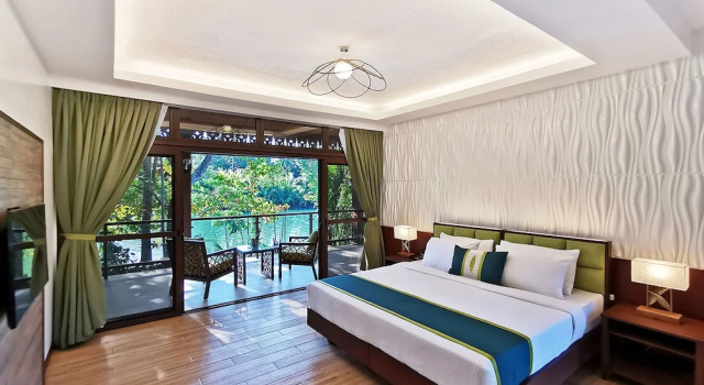 Camera Premier con balcone e con vista sul fiume Loboc River Resort