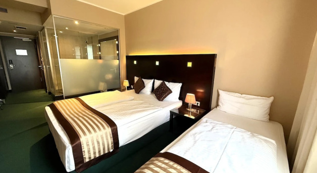 Трёхместный номер Hotel Lumière an der Messe by ANS