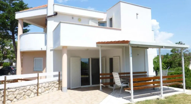 Апартаменты Дуплекс с 4 комнатами с балконом и с видом на море Apartments Pag-Travel