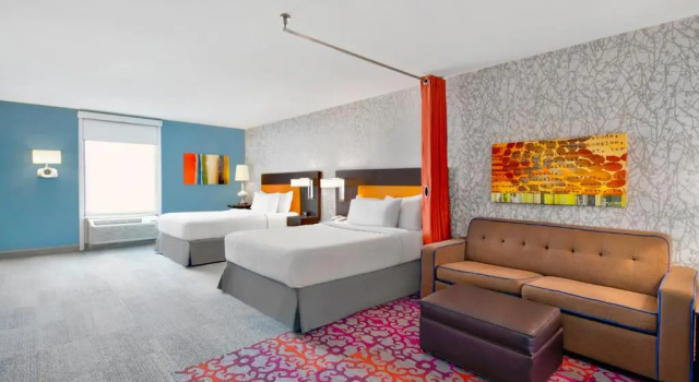 Четырёхместный номер Standard Home2 Suites by Hilton Rochester Henrietta, NY