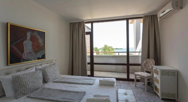 Апартаменты с 2 комнатами с видом на море Apolonia Resort