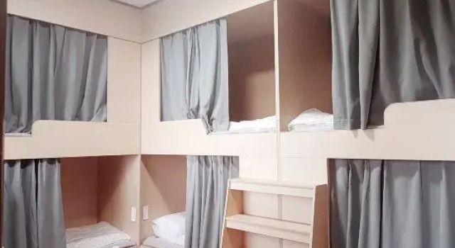 Кровать в общем номере (женский номер) Uranus starry camping