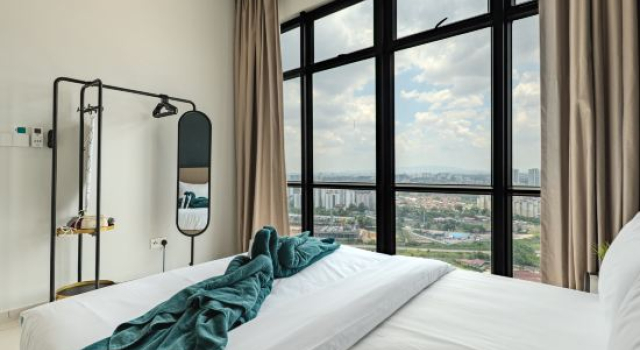 Семейный люкс Luxury с 3 комнатами SPACE Residency near KSL mall by LuminaStar