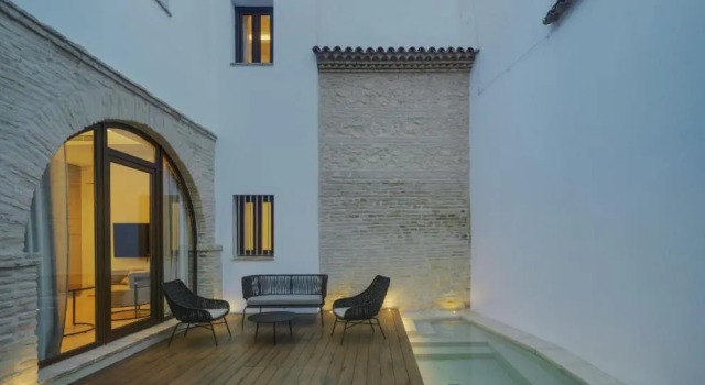 Апартаменты с видом на бассейн Apartamentos Los Patios del Pañuelo