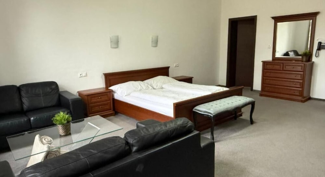 Deluxe Dvoulůžkový s manželskou postelí pokoj a výhledem na město Garni & Boutique Hotel Saint Michael