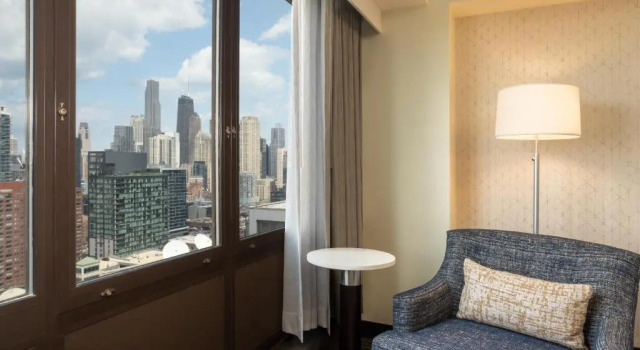 Четырёхместный номер Standard с красивым видом из окна Holiday Inn - Chicago Dwtn - The Mart by IHG