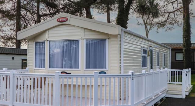 Caravan A24 at Landscove Holiday Park