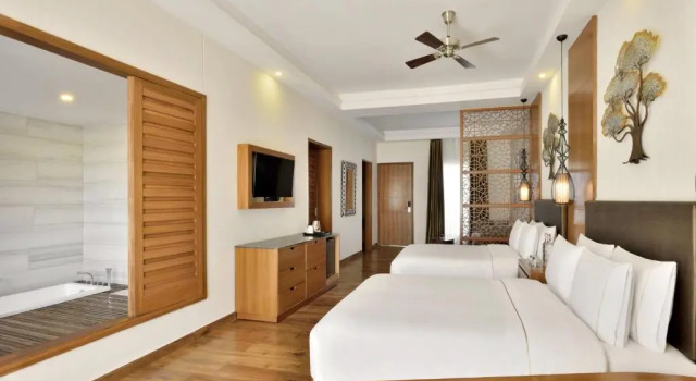 Двухместный коттедж Grand с балконом и с красивым видом из окна The Westin Pushkar Resort & Spa