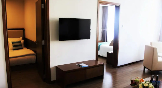Семейный люкс с 2 комнатами HSB Office and Apartment