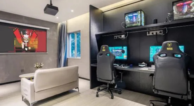 Кровать в общем номере Yueta X E-sports Hotel (Jiangnanxi Subway Station)