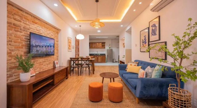 MILKY APARTMENT - 3 Phòng Ngủ, View biển, 5P Ra Biển