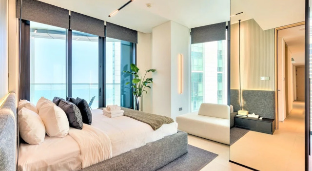 Апартаменты Luxury 3B With Sea View at the Address JBR