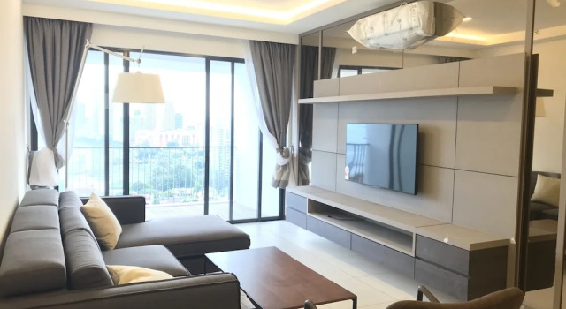 Номер Luxury с 3 комнатами с балконом и с видом на море The Landmark Penthouse Luxury Condo by Casa Accommodation