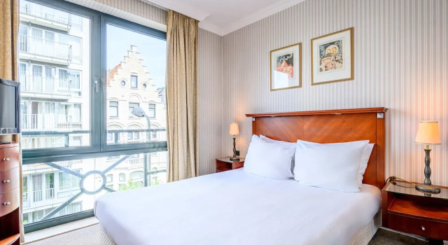 Двухместный номер Standard с балконом B-aparthotel Ambiorix