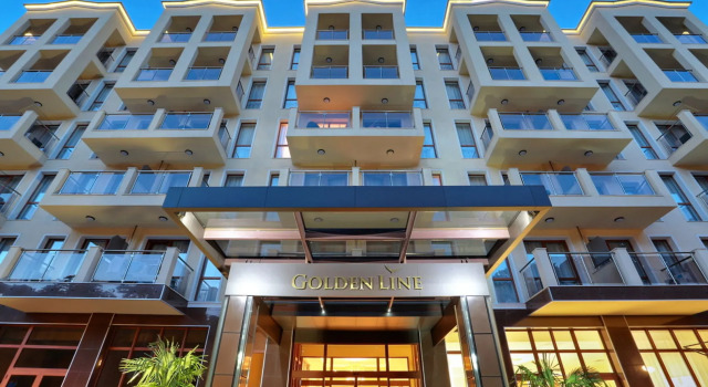Apart Hotel Golden Line, Забронировать Апарт-отель Отели Золотых Песков 3 звезды, рядом с Поле для мини-гольфа, 3*