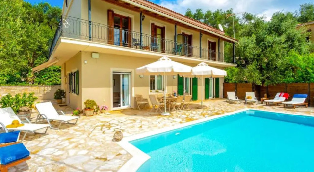 Вилла Villa Katerina Large Private Pool Walk to Beach Sea Views A C Wifi Car Not Required - 2359