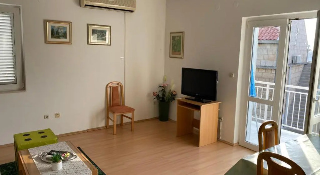 Апартаменты Deluxe c 1 комнатой с балконом и с видом на море Apartments Dubrovnik-Cavtat