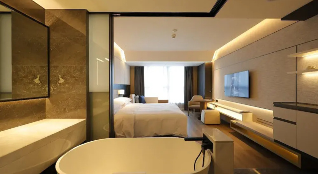 Двухместный номер Deluxe с видом на город Luoyang Marriott Hotel