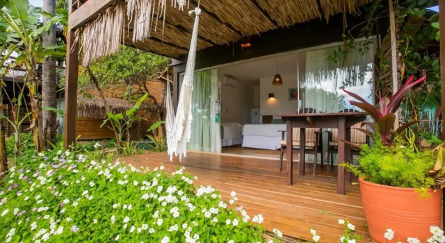 Бунгало с видом на сад Bangalô Kauli Seadi Eco-Resort