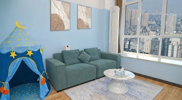 Люкс Kaishang LOFT · Duplex Audio-Visual Homestay (Yantai Zhifu Station)