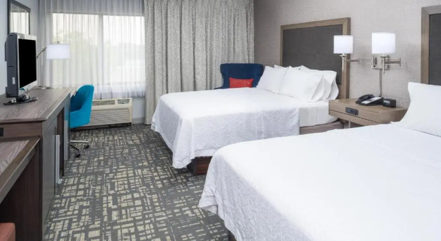 Четырёхместный номер Deluxe Hampton Inn North Sioux City