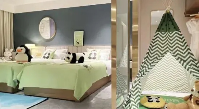 Семейный тент с видом на реку Fitfun Hotel