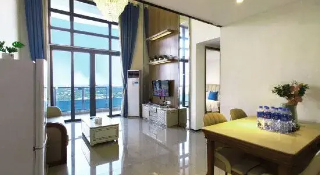 Люкс Дуплекс с 4 комнатами с видом на закат Yijia Boutique Suite Apartment (Haihua Island)