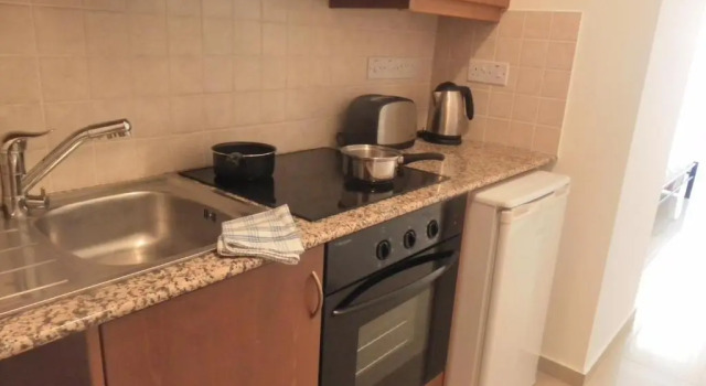 Студия Standard Studio, E104 with double bed, kitchen & shower room, sunny balcony