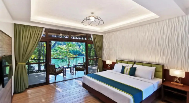 Habitación doble De lujo con vista al río Loboc River Resort